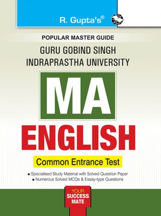 RGupta Ramesh GGSIPU: MA English (CET) Exam Guide English Medium
